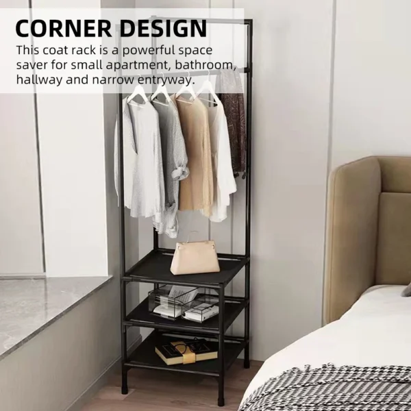 3 Layer Corner Coat Rack - Image 3